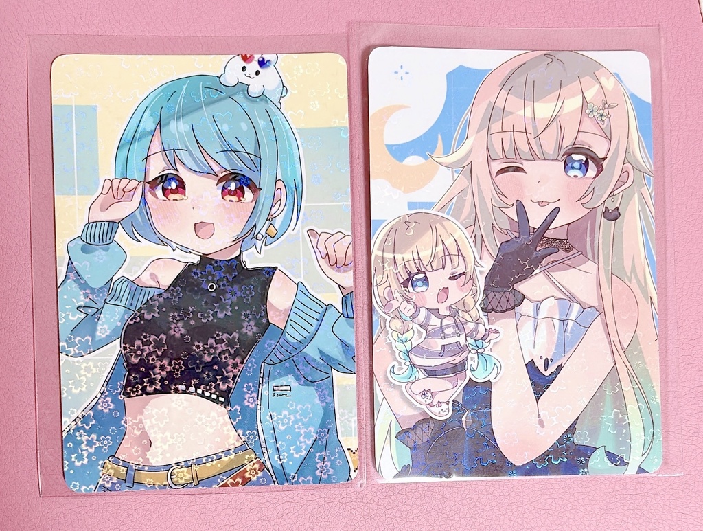 白波らむね 藍沢エマ ポストカード