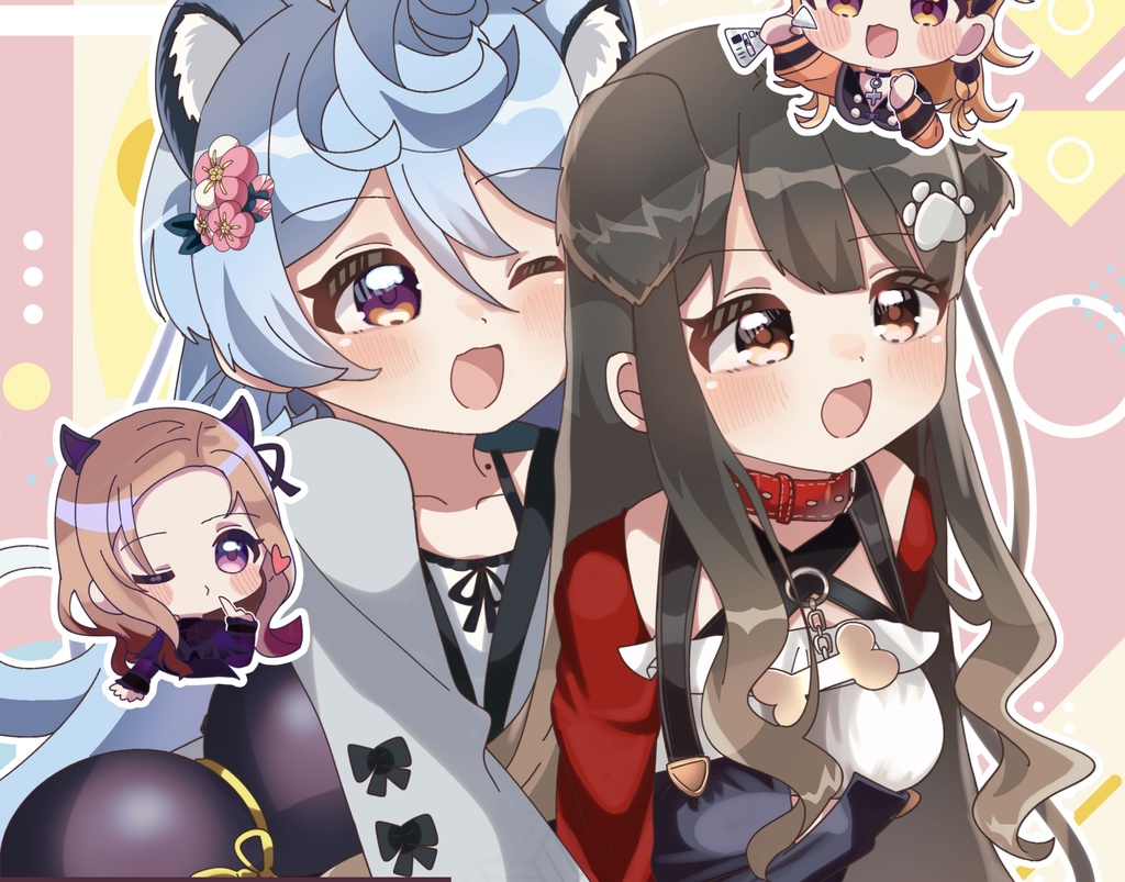 【アプケ2nd新刊】ぶいぱい2期生artbook