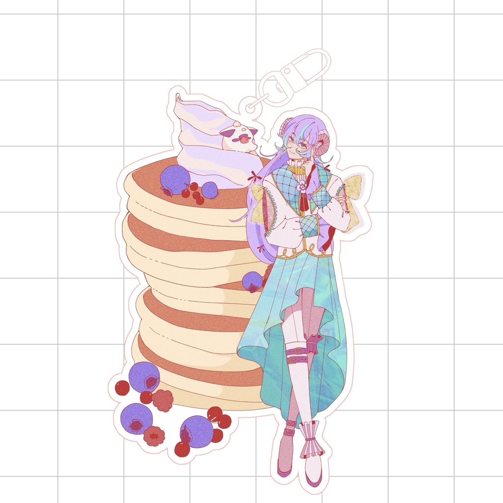 スイーツ創作衣装アクキー(星導)