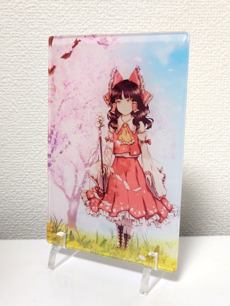 桜と霊夢アクリルボード