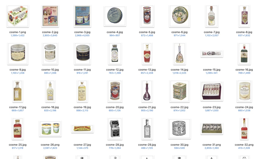 【クリップアート】お気に入りのバーバーのイラスト素材 【アンティーク・パブリックドメイン】