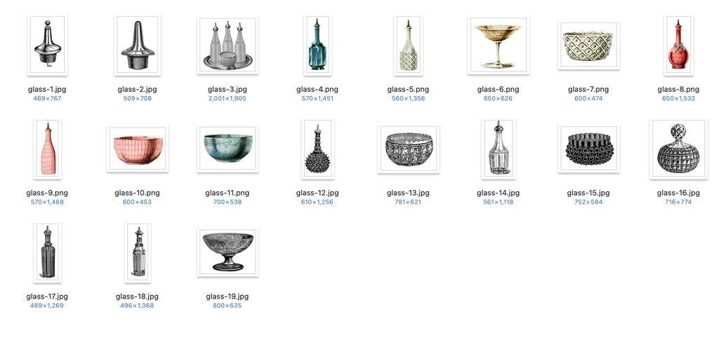 【クリップアート】お気に入りのバーバーのイラスト素材 【アンティーク・パブリックドメイン】