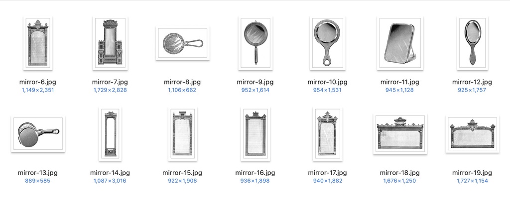 【クリップアート】お気に入りのバーバーのイラスト素材 【アンティーク・パブリックドメイン】