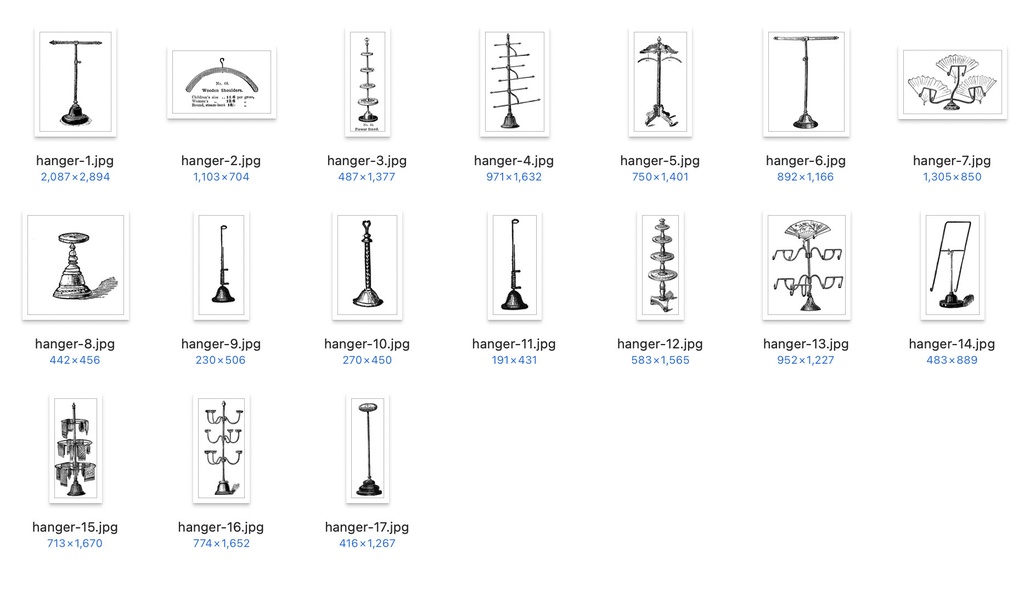 【クリップアート】楽しいドレスメーキングのイラスト素材 【アンティーク・パブリックドメイン】