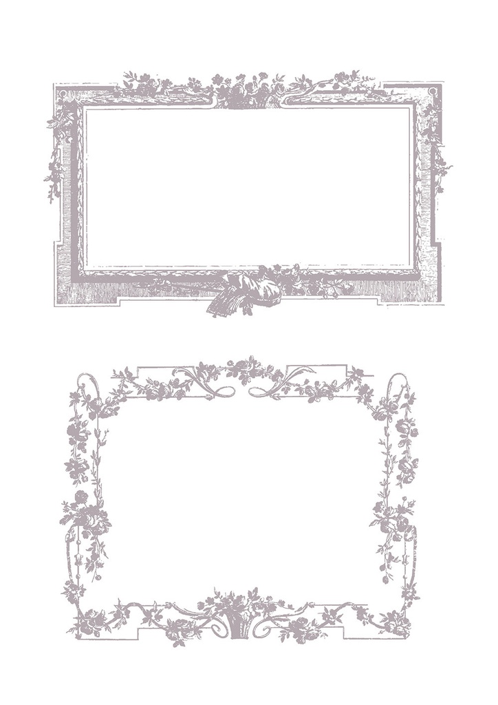 【ベクター】FrenchRusticFrame フレンチラスティックフレーム【png】
