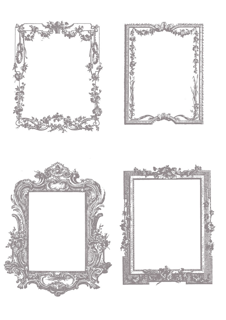 【ベクター】FrenchRusticFrame フレンチラスティックフレーム【png】