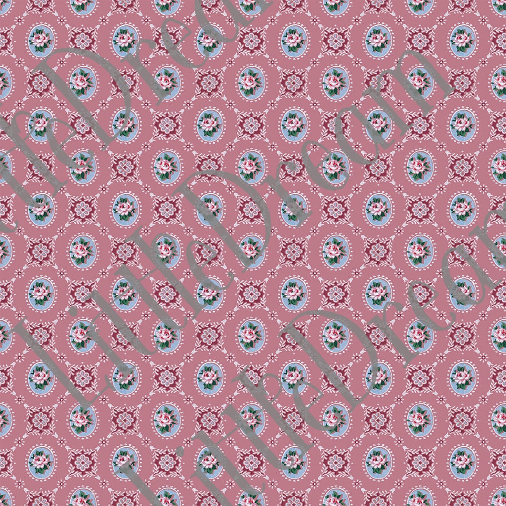 Photoshopパターン Rosegarden バラ模様のシームレスパターン素材