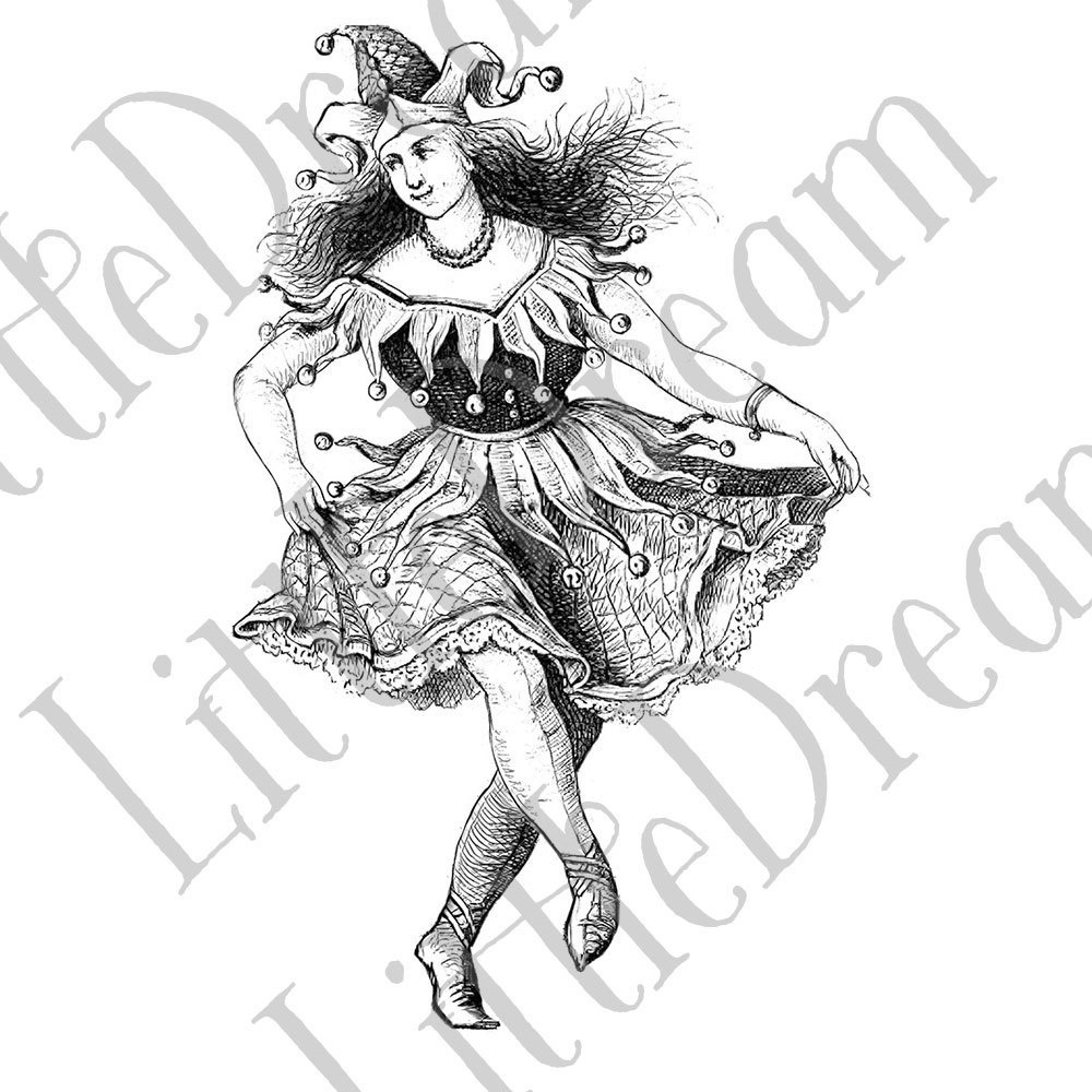 【ベクター】楽しいカーニバル ピエロと仮面【png】