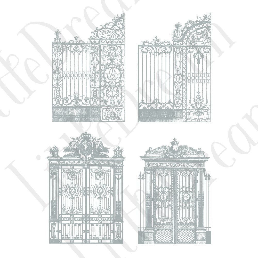 【ベクター】Ironwork illustration アイアンワークイラストレーション【png】