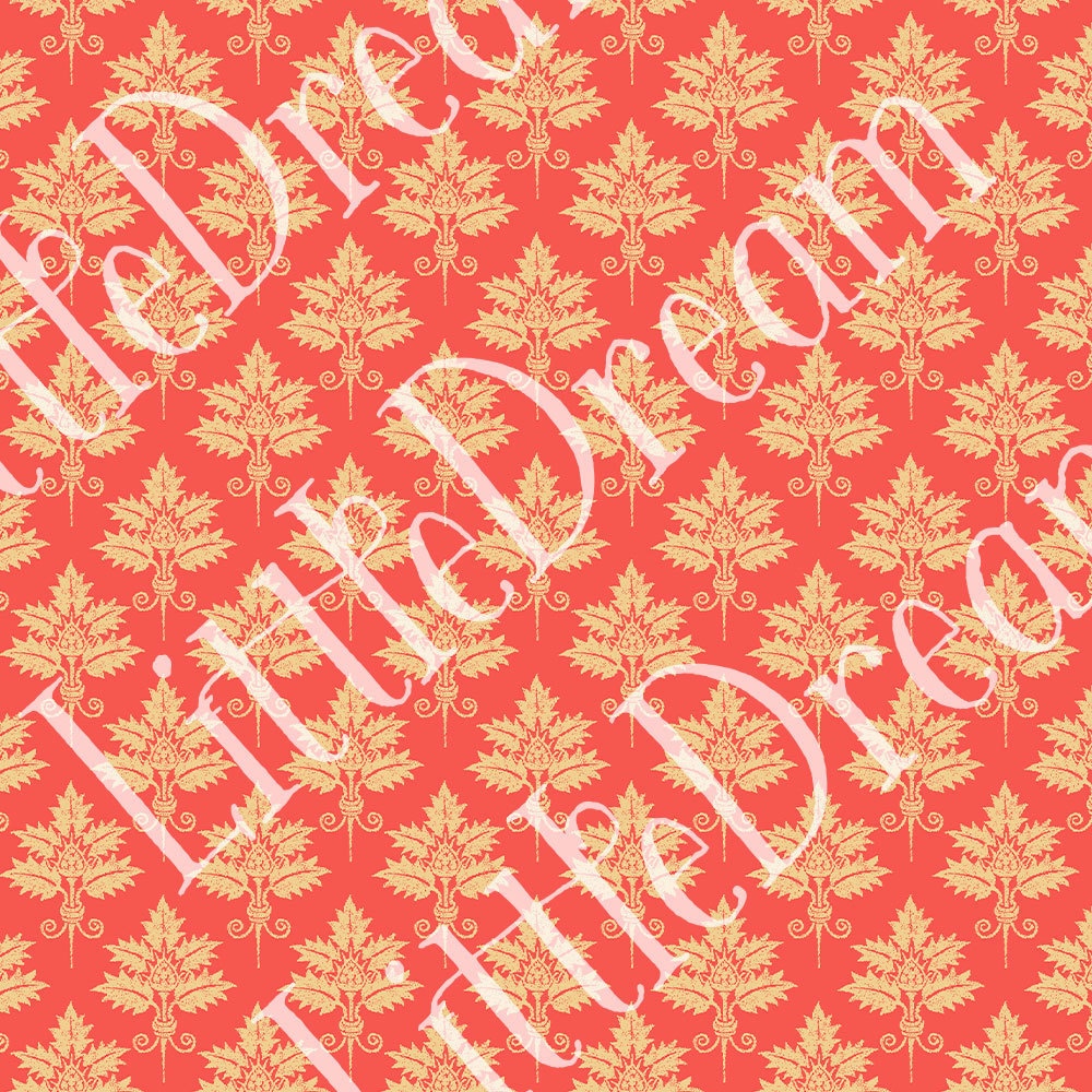 【Photoshop】シームレスパターン Italianornament 15世紀のイタリアンオーナメントシームレスパターン素材