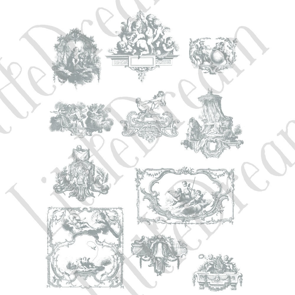 【ベクター】Angelornament 天使のフレームとオーナメント【png】