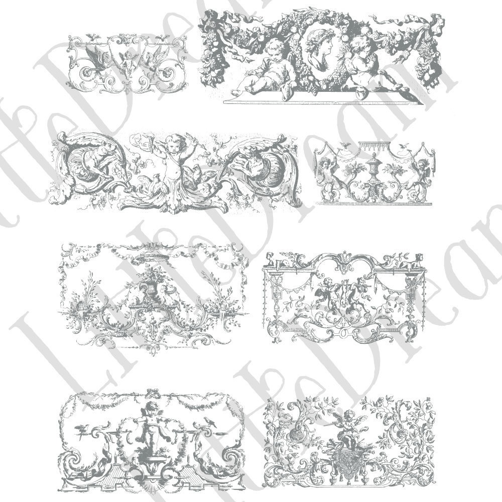 【ベクター】Angelornament 天使のフレームとオーナメント【png】