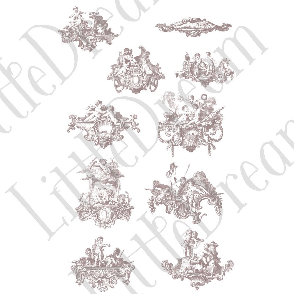 【ベクター】Angelornament 天使のフレームとオーナメント【png】