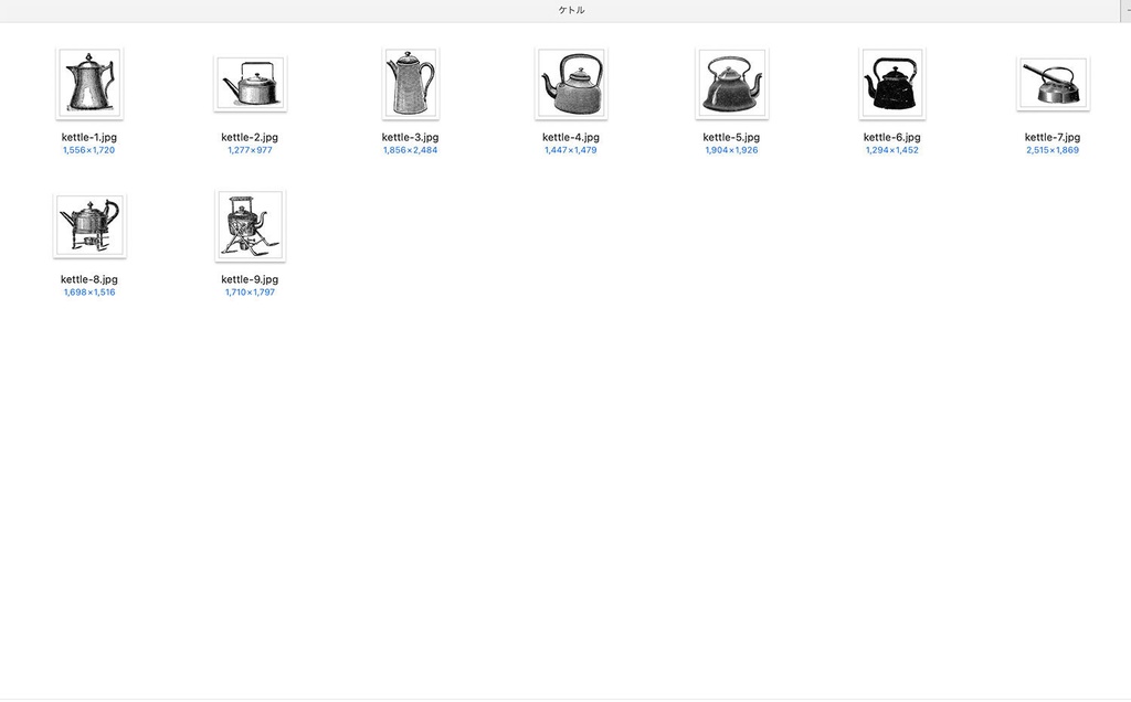 【クリップアート】マイビンテージキッチンのイラスト素材 【アンティーク・パブリックドメイン】