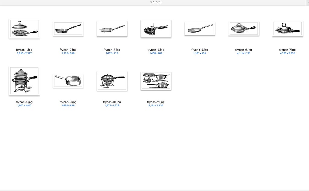 【クリップアート】マイビンテージキッチンのイラスト素材 【アンティーク・パブリックドメイン】