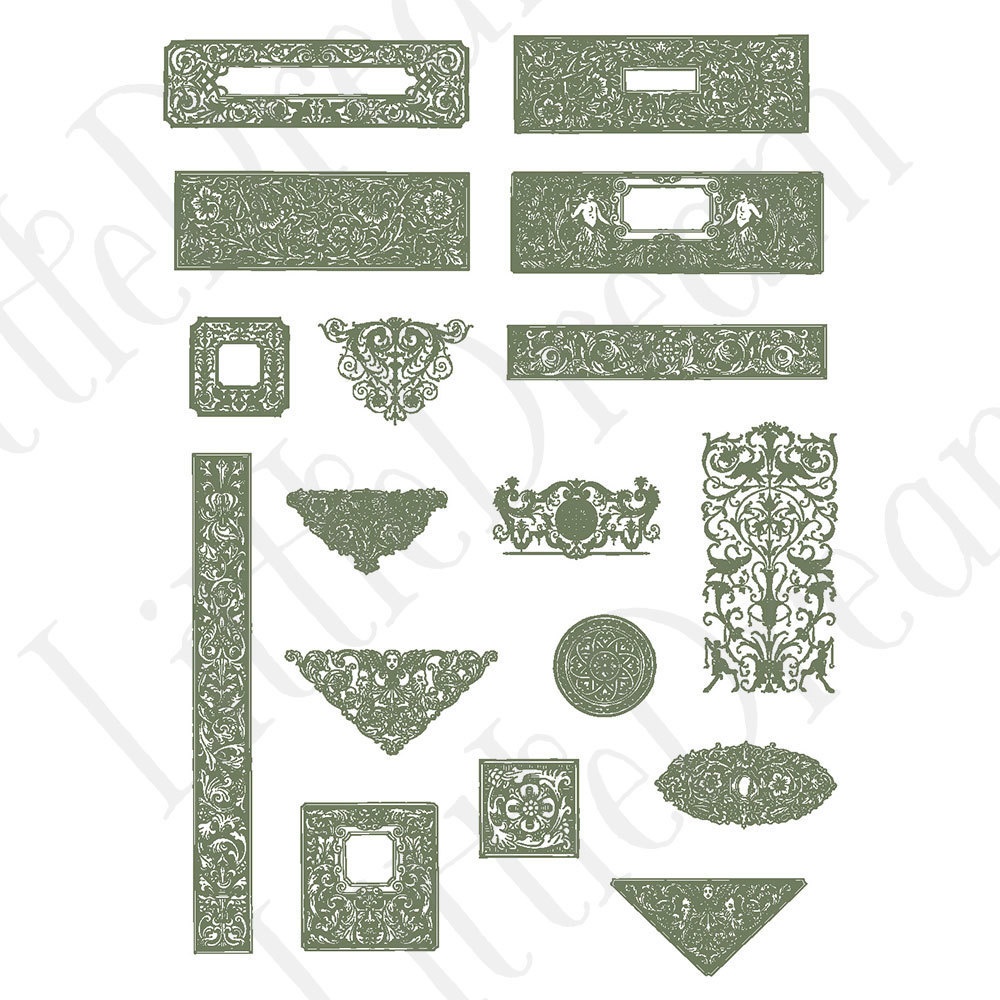 【ベクター】Border and line 見出し装飾と罫線【png】