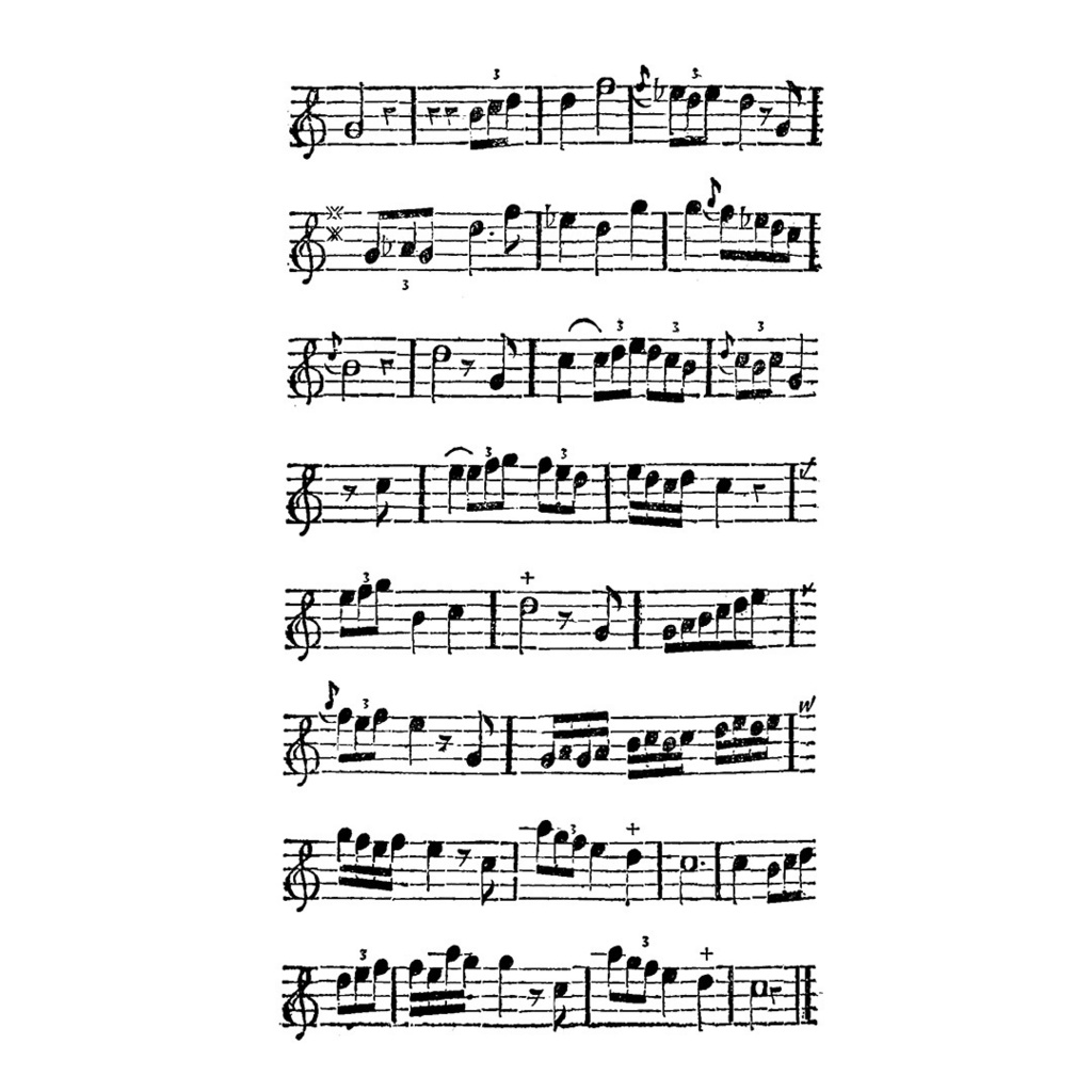 【無料】Photoshopブラシ 楽しい楽譜 Sheetmusic【png,abr】