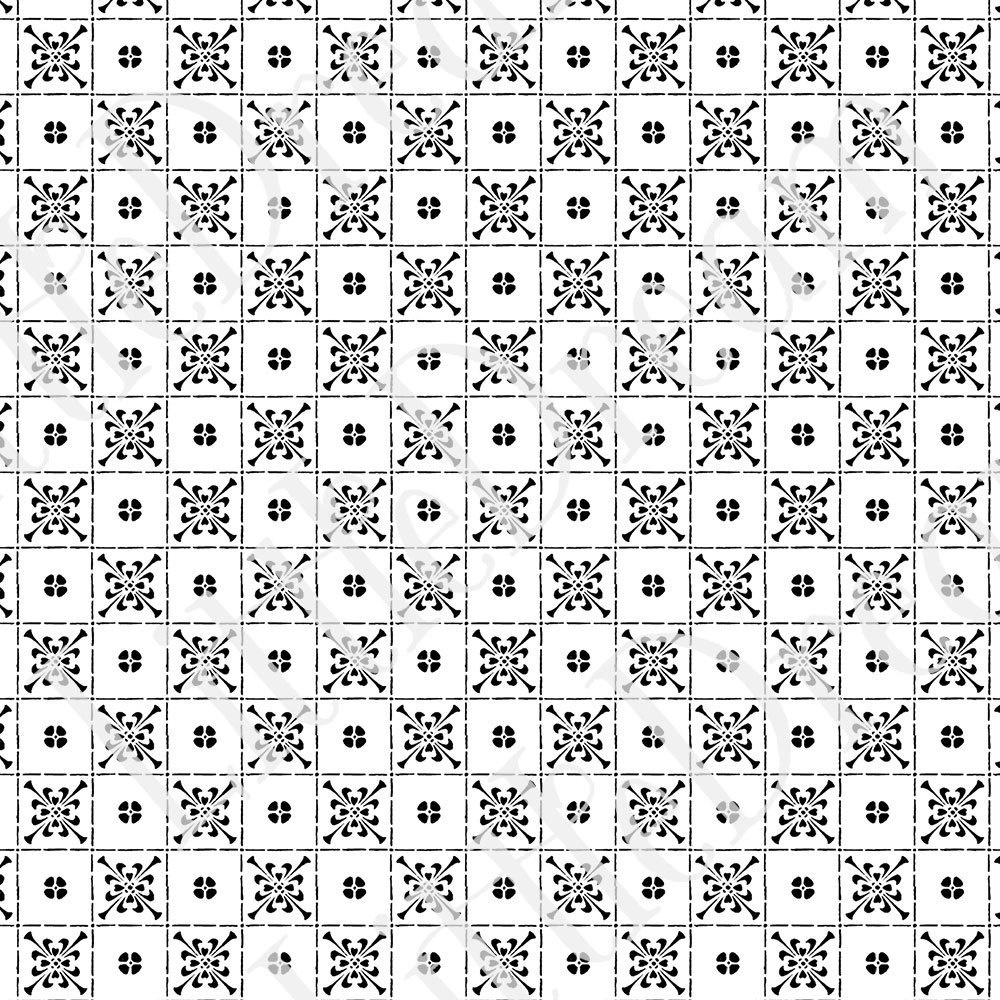 【Photoshop】シームレスパターン Stencilpattern ステンシルパターン素材