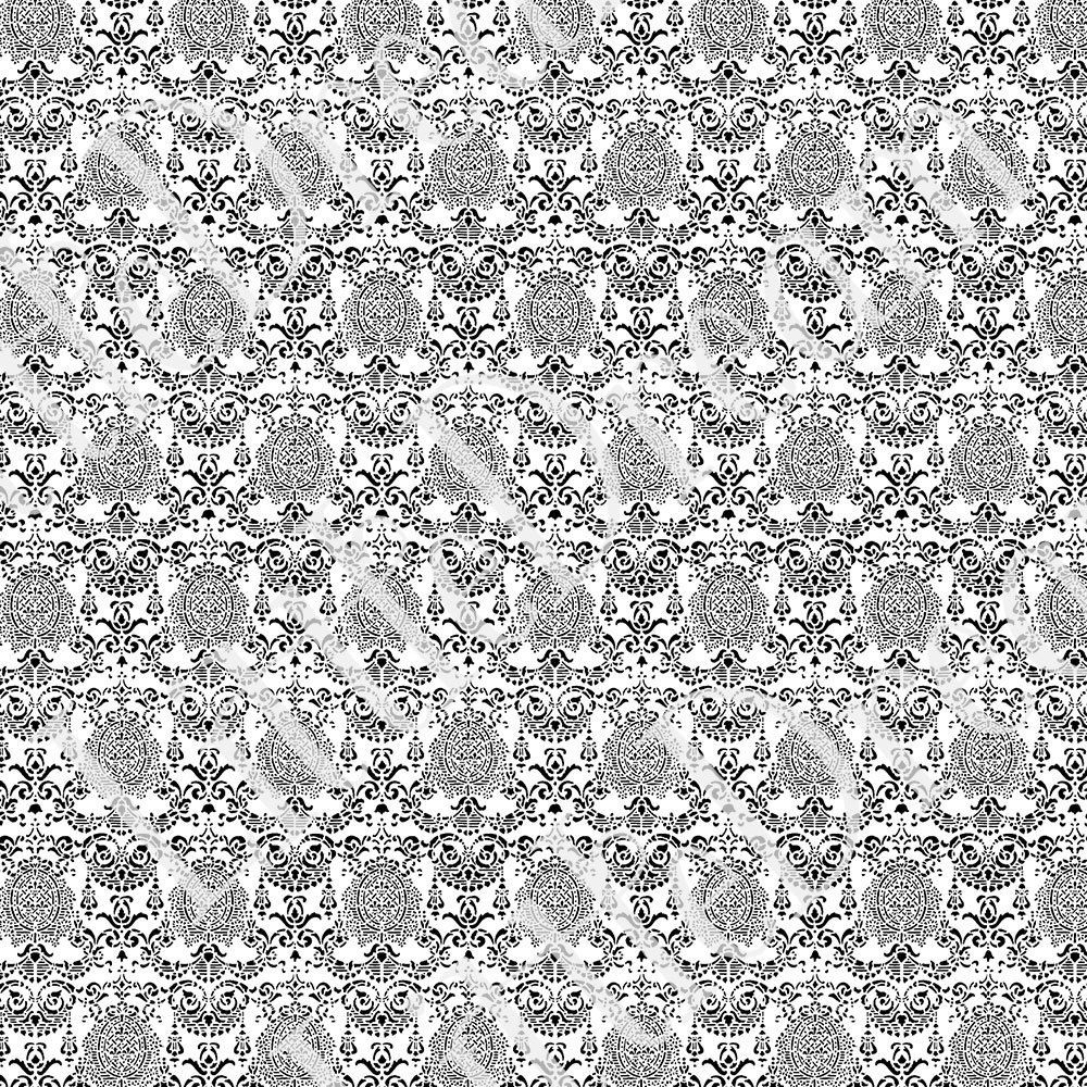 【Photoshop】シームレスパターン Stencilpattern ステンシルパターン素材