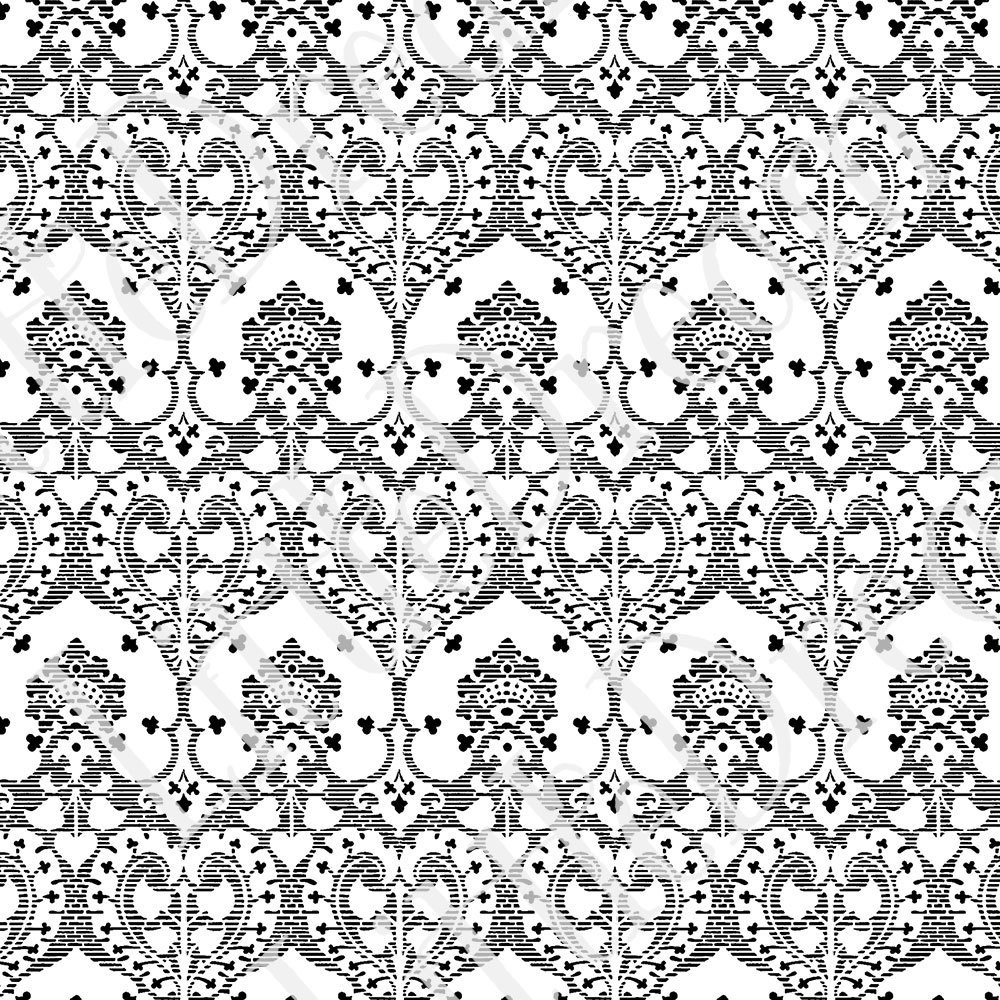 【Photoshop】シームレスパターン Stencilpattern ステンシルパターン素材