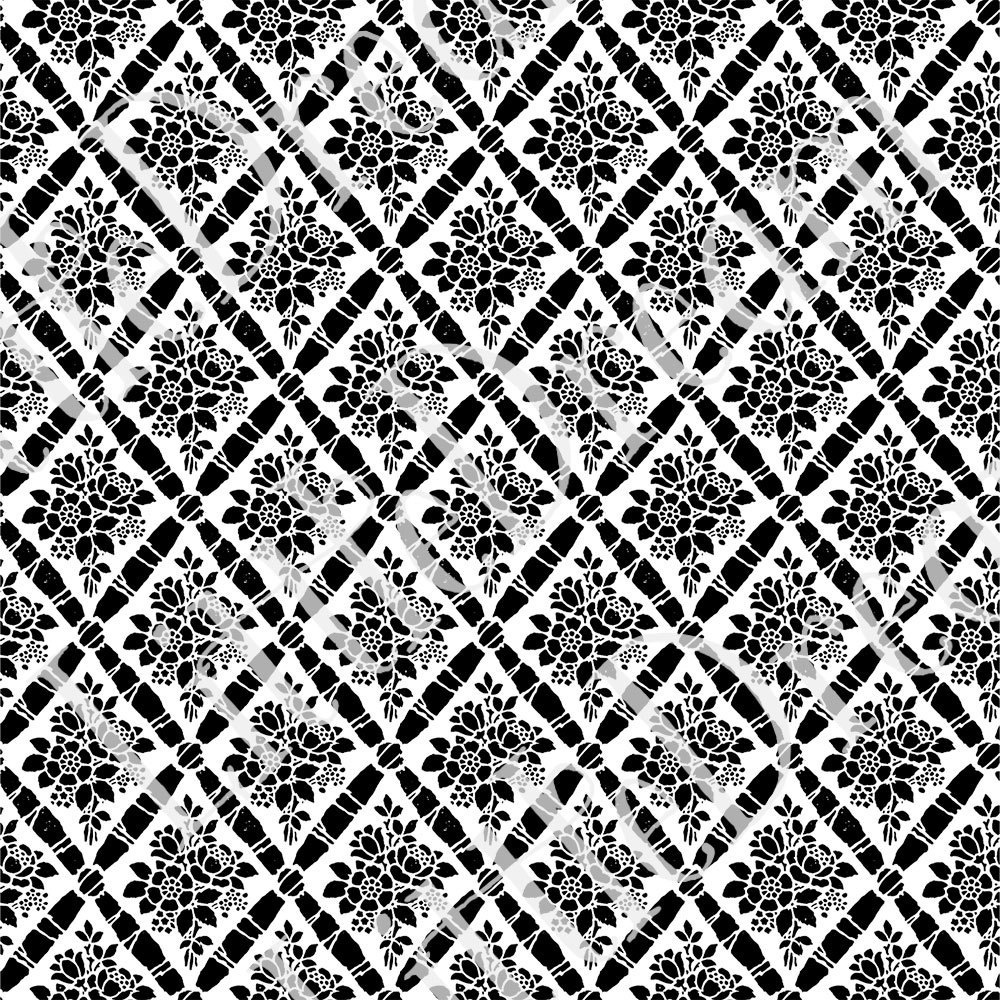 【Photoshop】シームレスパターン Stencilpattern ステンシルパターン素材