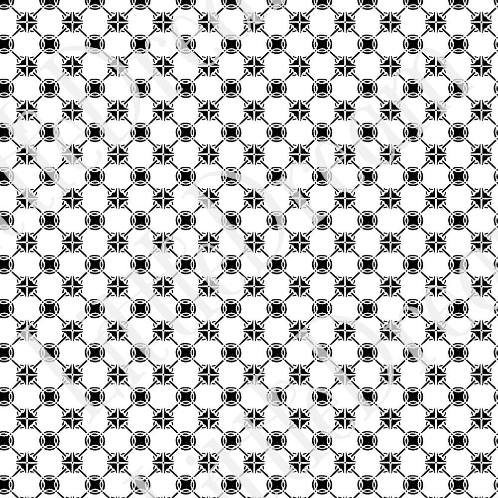【Photoshop】シームレスパターン Stencilpattern ステンシルパターン素材
