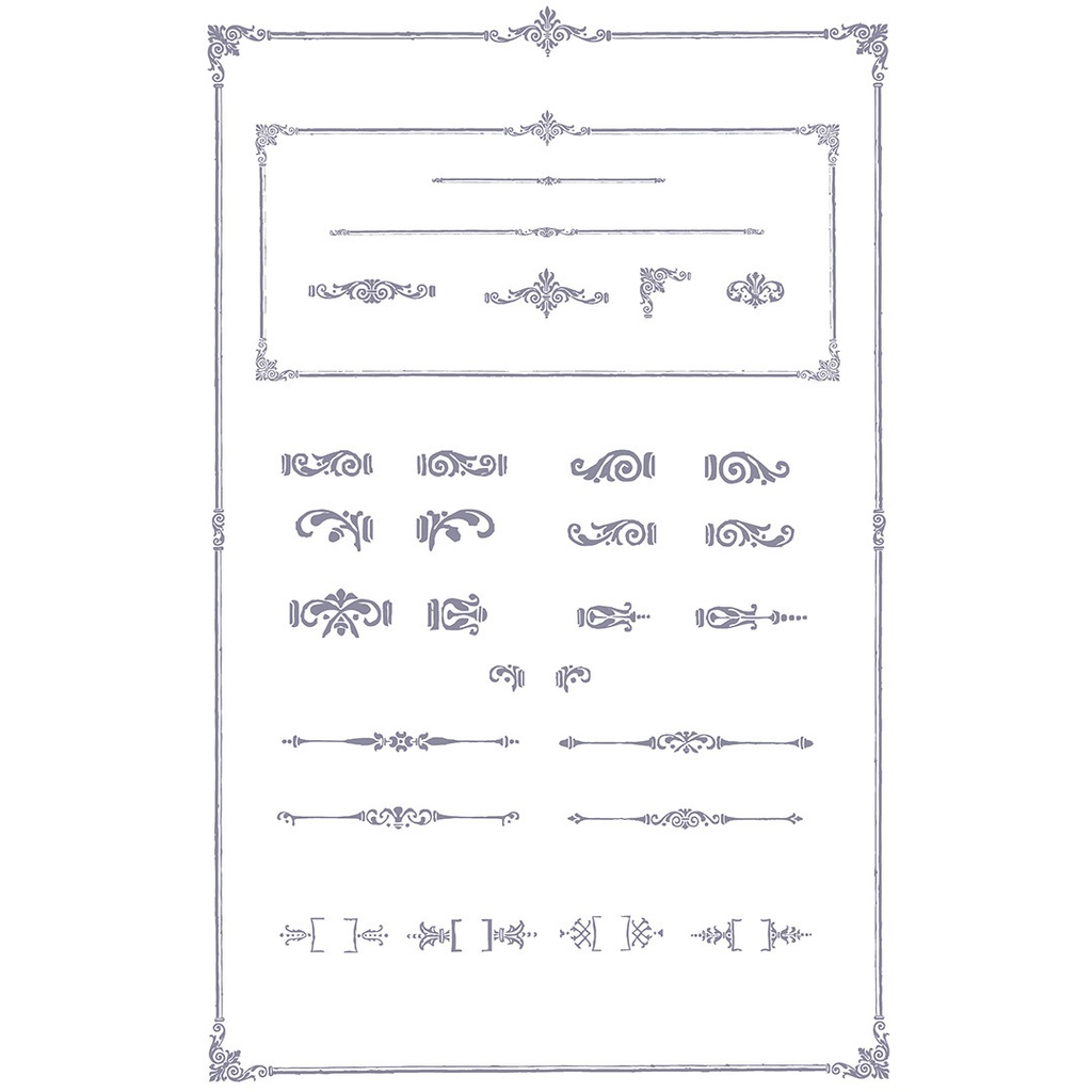 【ベクター】Ornamentframe 装飾フレームとオーナメント【png】