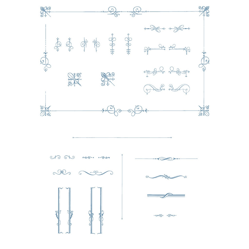 【ベクター】Ornamentframe 装飾フレームとオーナメント【png】