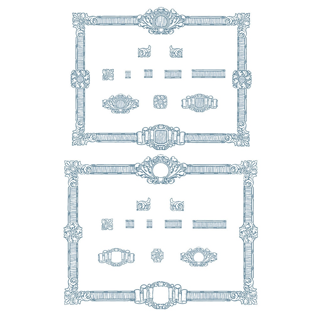 【ベクター】Ornamentframe 装飾フレームとオーナメント【png】