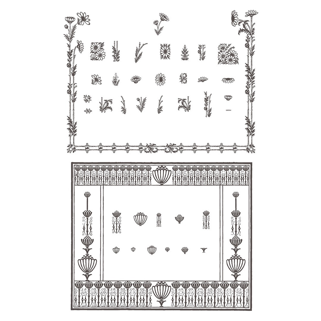 【ベクター】Ornamentframe 装飾フレームとオーナメント【png】