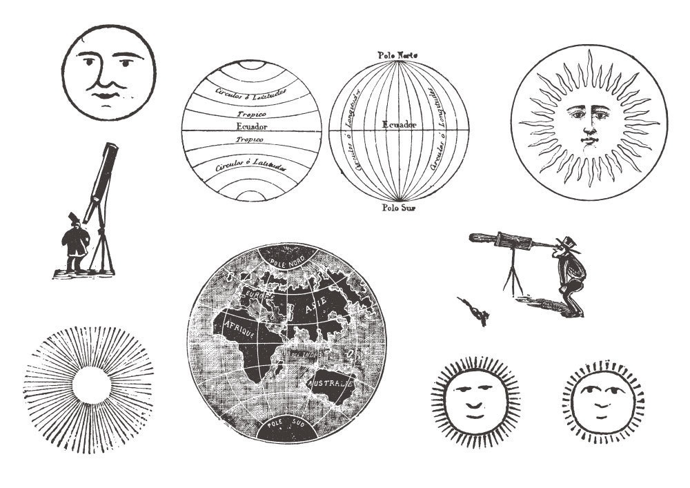 【ベクター】天体のクリップアート Celestial image 79枚【png】