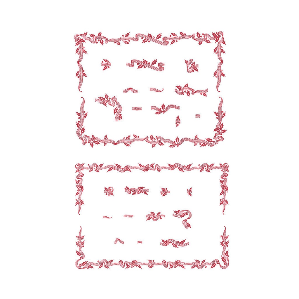 【ベクター】クリスマスフレーム Vintage Christmas Frame 76枚【png】