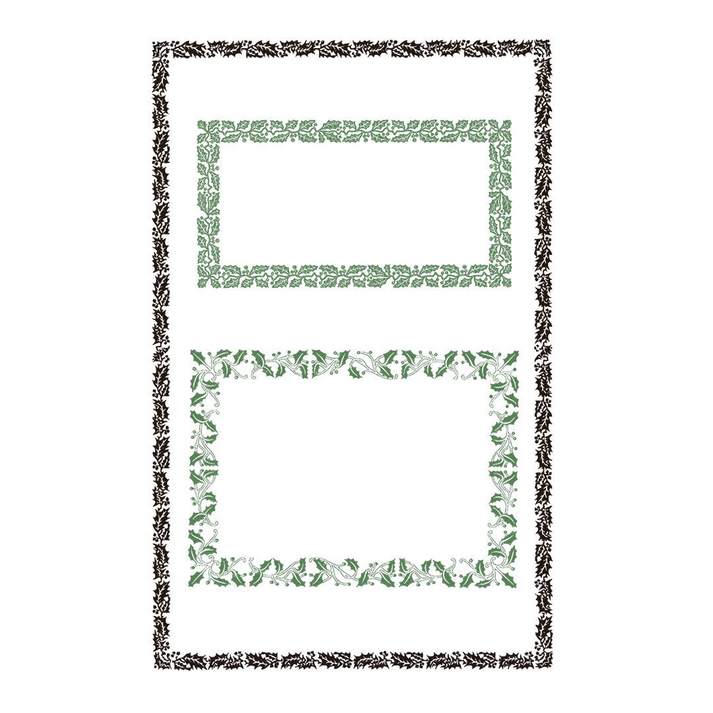 【ベクター】クリスマスフレーム Vintage Christmas Frame 76枚【png】