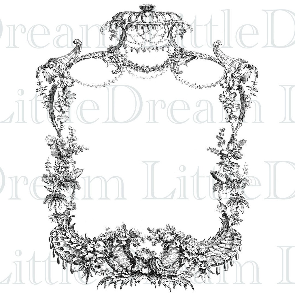 【透過】ロココオーナメント Rococo Ornament 100枚【png】