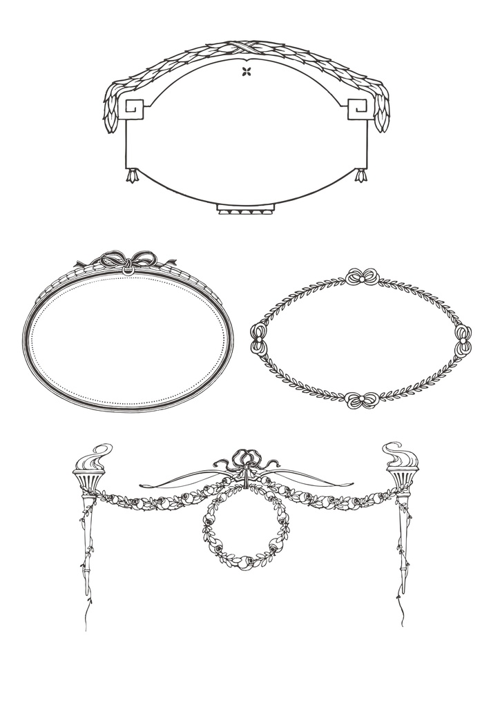 【ベクター】ばらとりぼん 212枚【png】