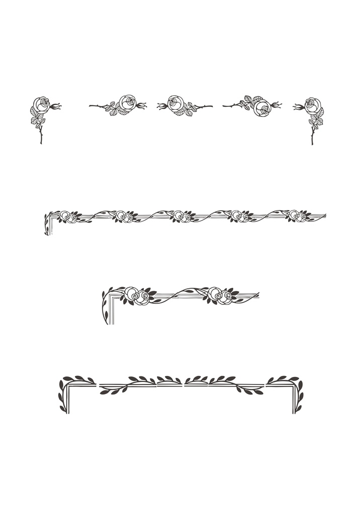【ベクター】ばらとりぼん 212枚【png】