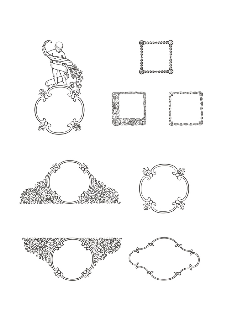【ベクター】ばらとりぼん 212枚【png】