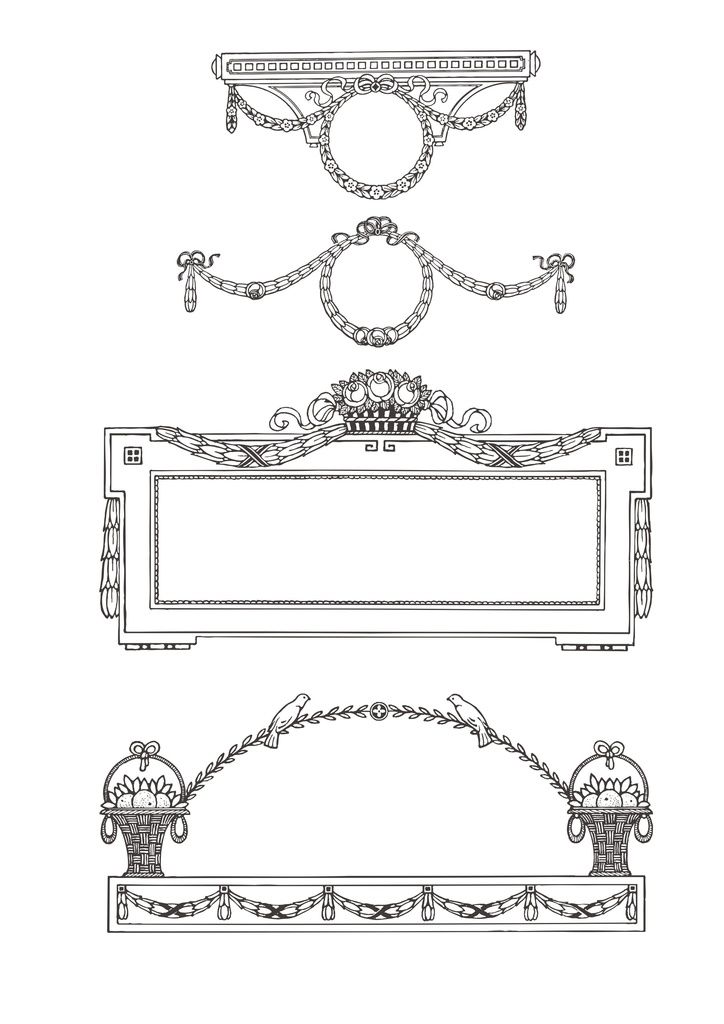 【ベクター】ばらとりぼん 212枚【png】