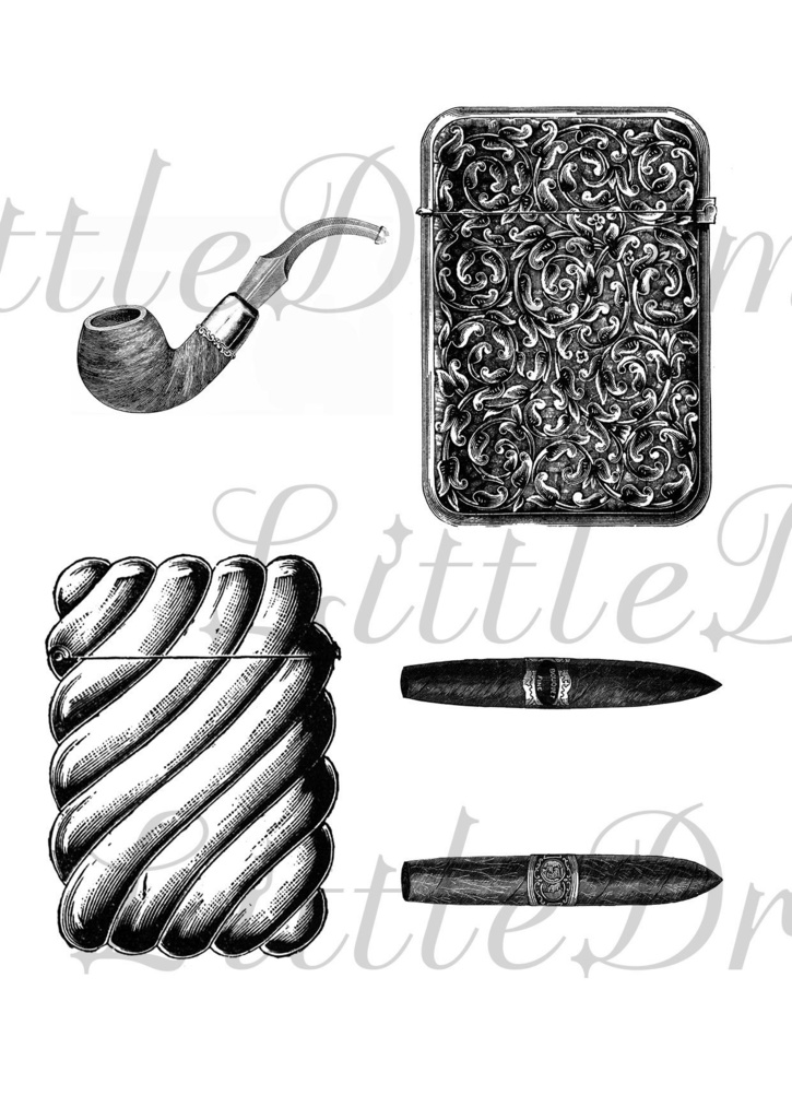 【クリップアート】紳士のファッションアイテム【透過png】