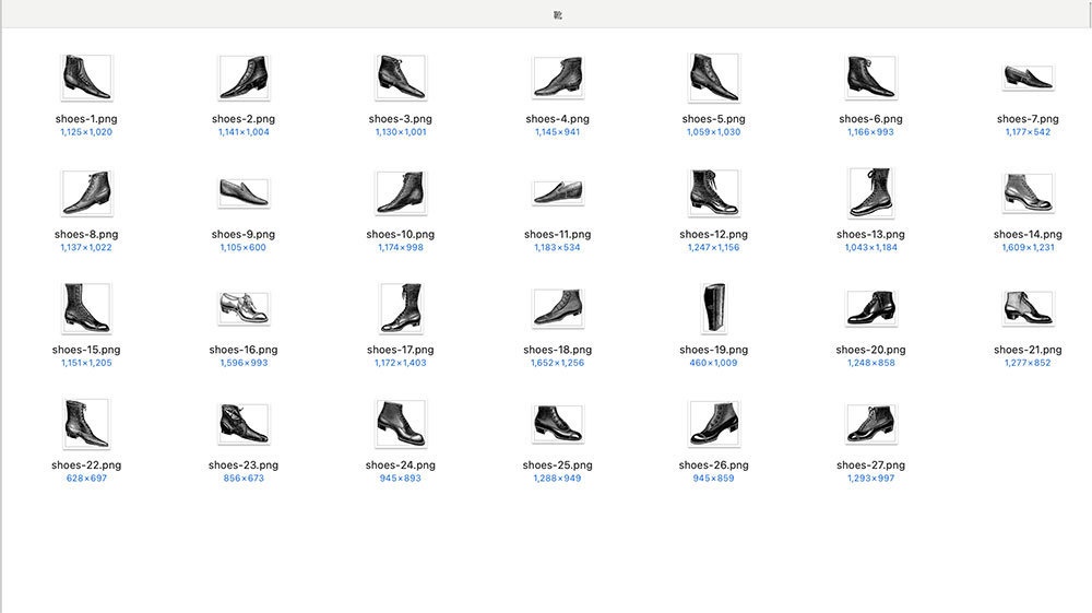【クリップアート】紳士のファッションアイテム【透過png】