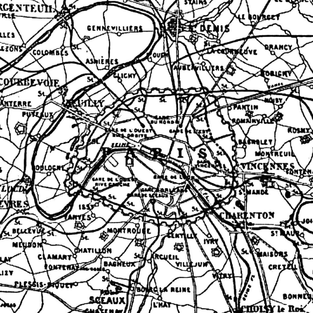 【Photoshopブラシ】パリの地図 Map of Paris, lovely France【png,abr】