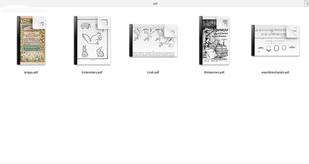 【刺繍図案】アンティーク刺繍図案 Antique embroidery pattern【jpg,pdf】