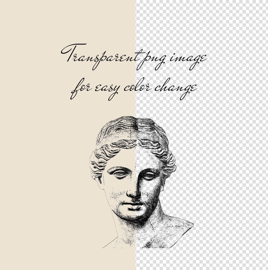 【Photoshopブラシ】Historic Sculuptures 歴史的な彫刻 83枚【png,abr】