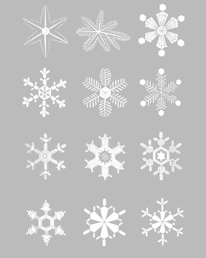 【Photoshopブラシ】SnowFlake 雪の結晶 49枚【png,abr】