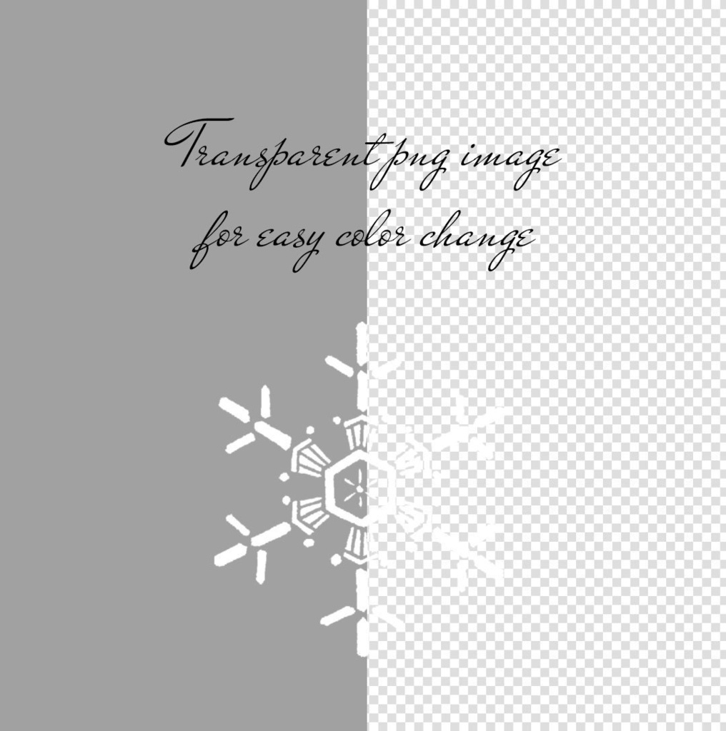 【Photoshopブラシ】SnowFlake 雪の結晶 49枚【png,abr】
