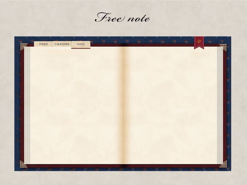 【Goodnotes】Curiosity 4月始まりデジタルプランナー 60枚のステッカー付き