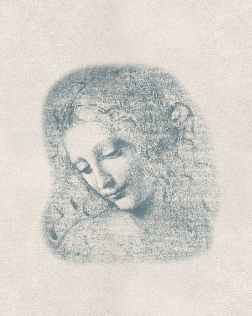 【Photoshopブラシ】Leonardo da Vinci 絵画とデッサン 32sheets【透過png】