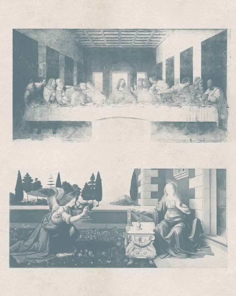 【Photoshopブラシ】Leonardo da Vinci 絵画とデッサン 32sheets【透過png】