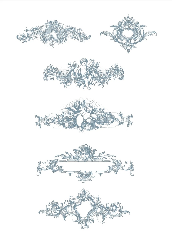 【ベクター】Angel and Ornament 天使とオーナメント【png,ai,eps,pdf】