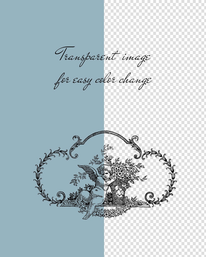 【ベクター】calligraphic flourishes カリグラフィフローリッシュと小さな挿絵とフレーム【png,ai,eps,pdf】